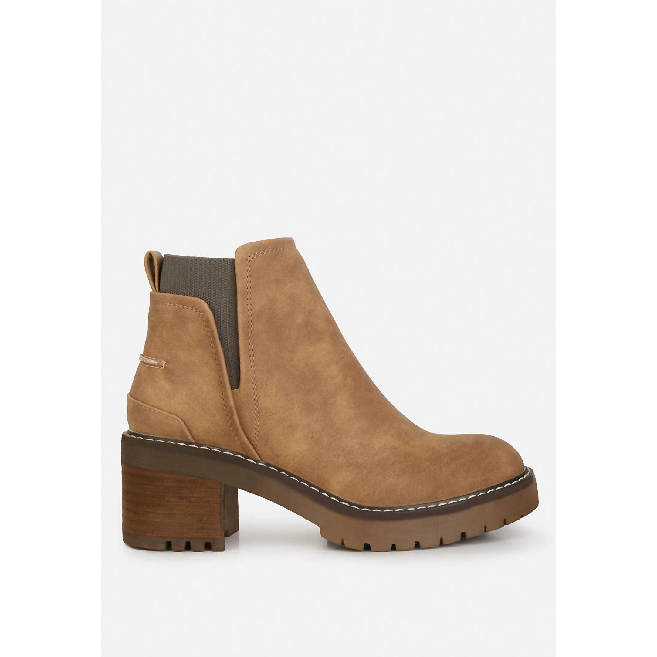 New London Rag Women's Pheonix Chunky Boots In Brown